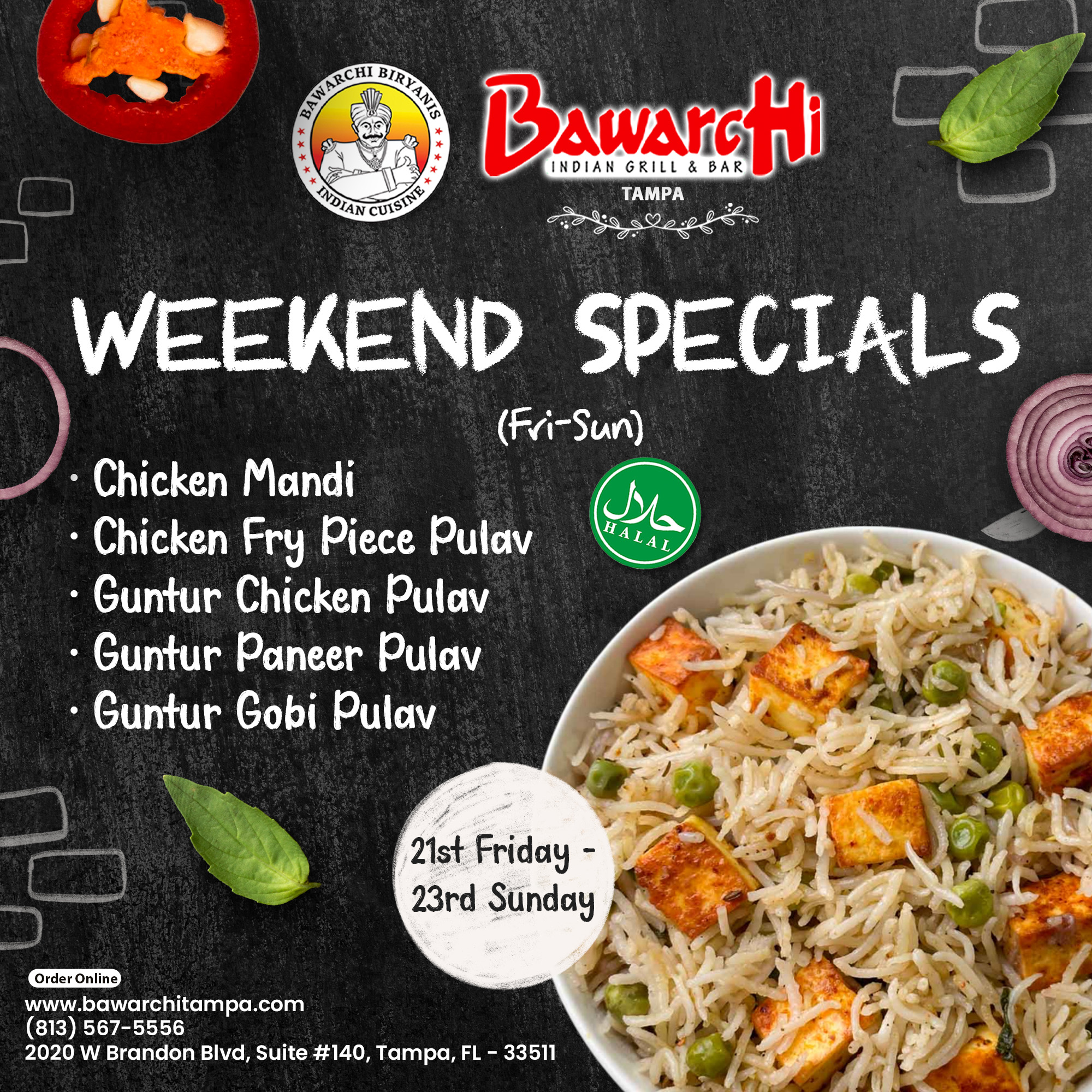 Weekend Specials